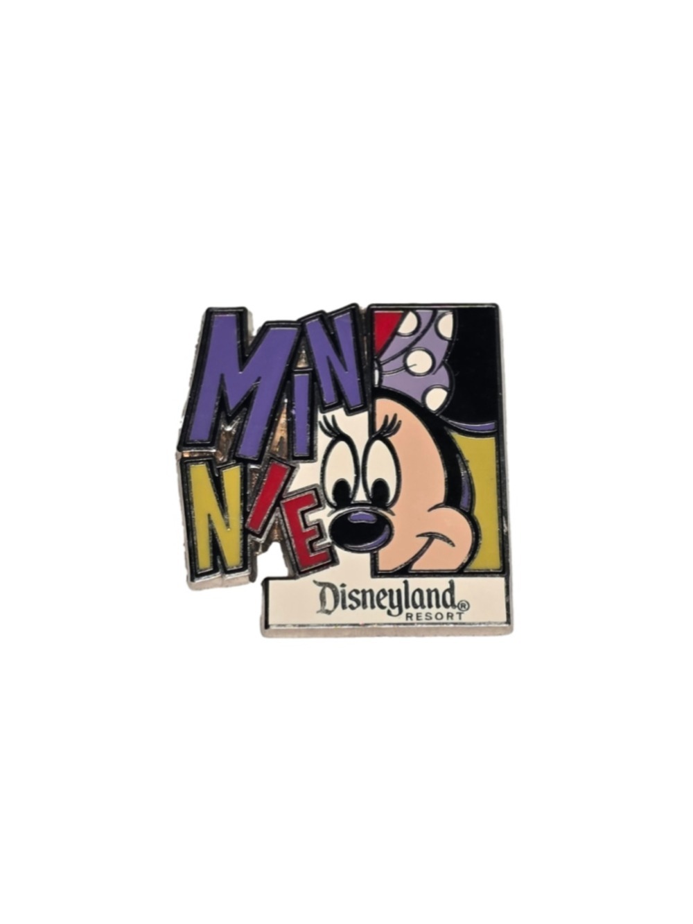 Disney Pin 43981 Disneyland Resort Minnie Mouse Colorful Character Block Letters